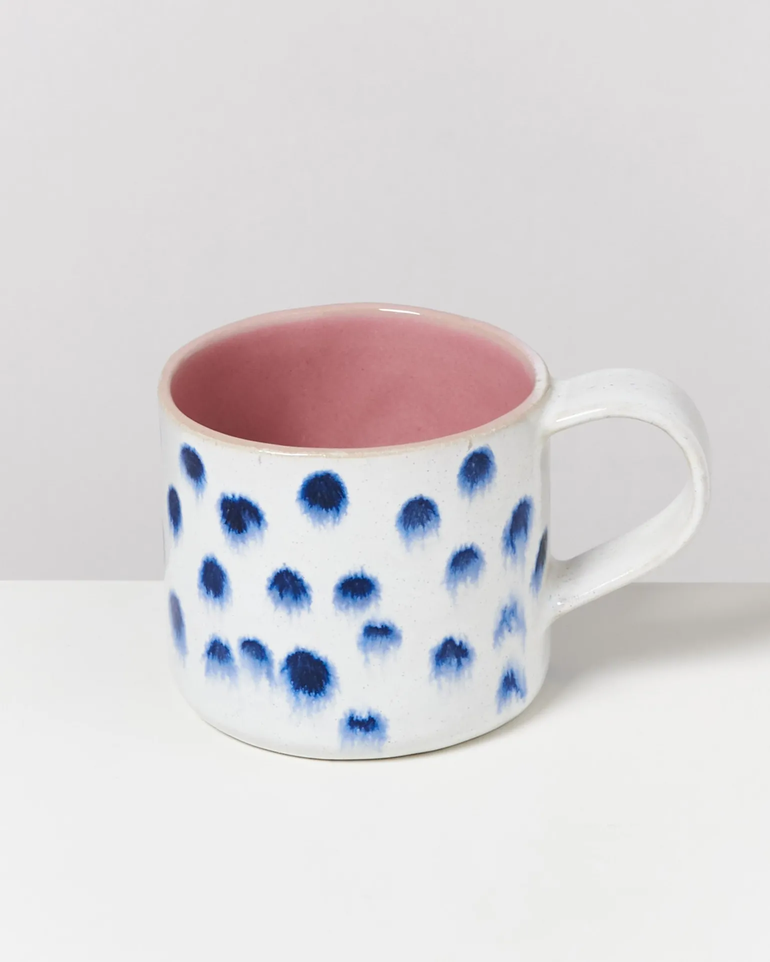 Hot Motel a Miio Nódoa - Set Of 6 Mugs Pink With Dots rosa mit Punkten