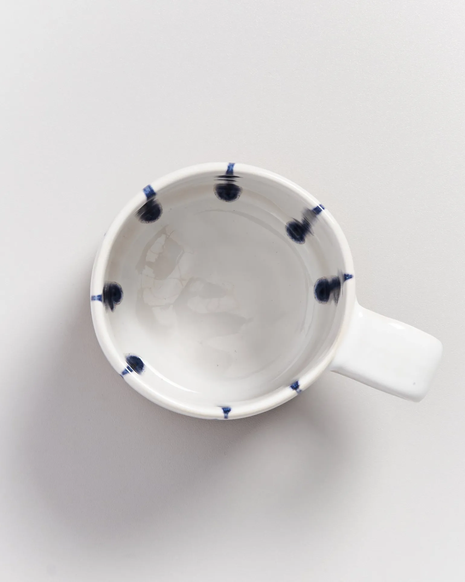 Outlet Motel a Miio Nódoa - Set Of 6 Mugs White Blue weiß blau