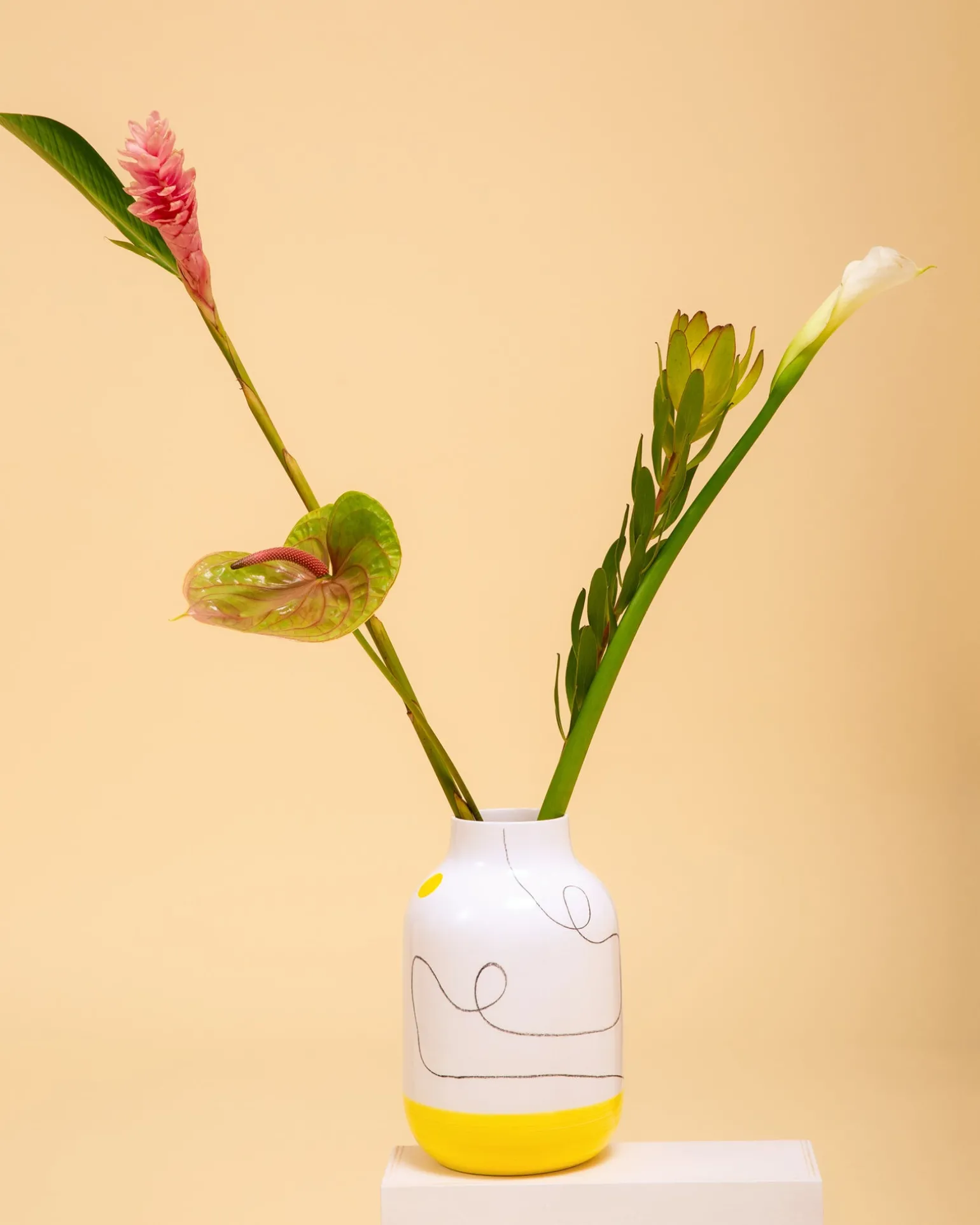 Sale Motel a Miio Nuno Vase L - Arts white