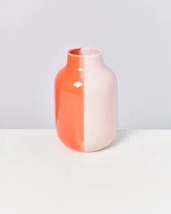 Sale Motel a Miio Nuno Vase L - Half Coral Rose half coral rosé