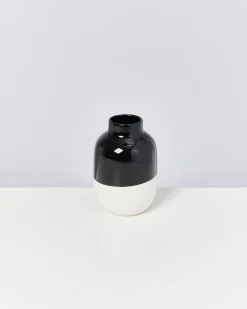 Cheap Motel a Miio Nuno Vase M - Black White schwarz weiß