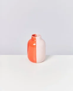Fashion Motel a Miio Nuno Vase M - Rose Coral half coral rosé
