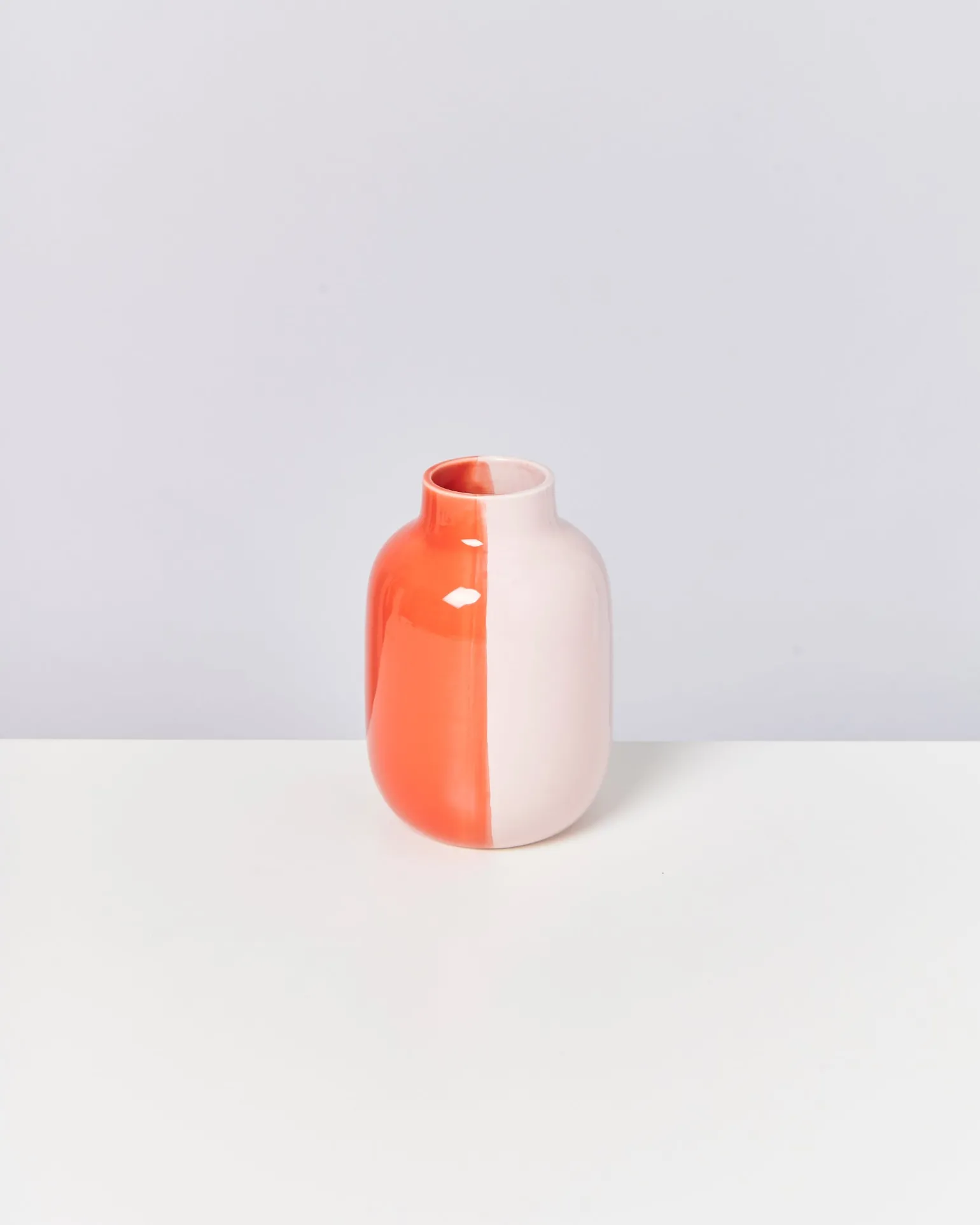 Fashion Motel a Miio Nuno Vase M - Rose Coral half coral rosé