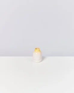 Hot Motel a Miio Nuno Vase S - Yellow Rose gelb rosa gesprenkelt