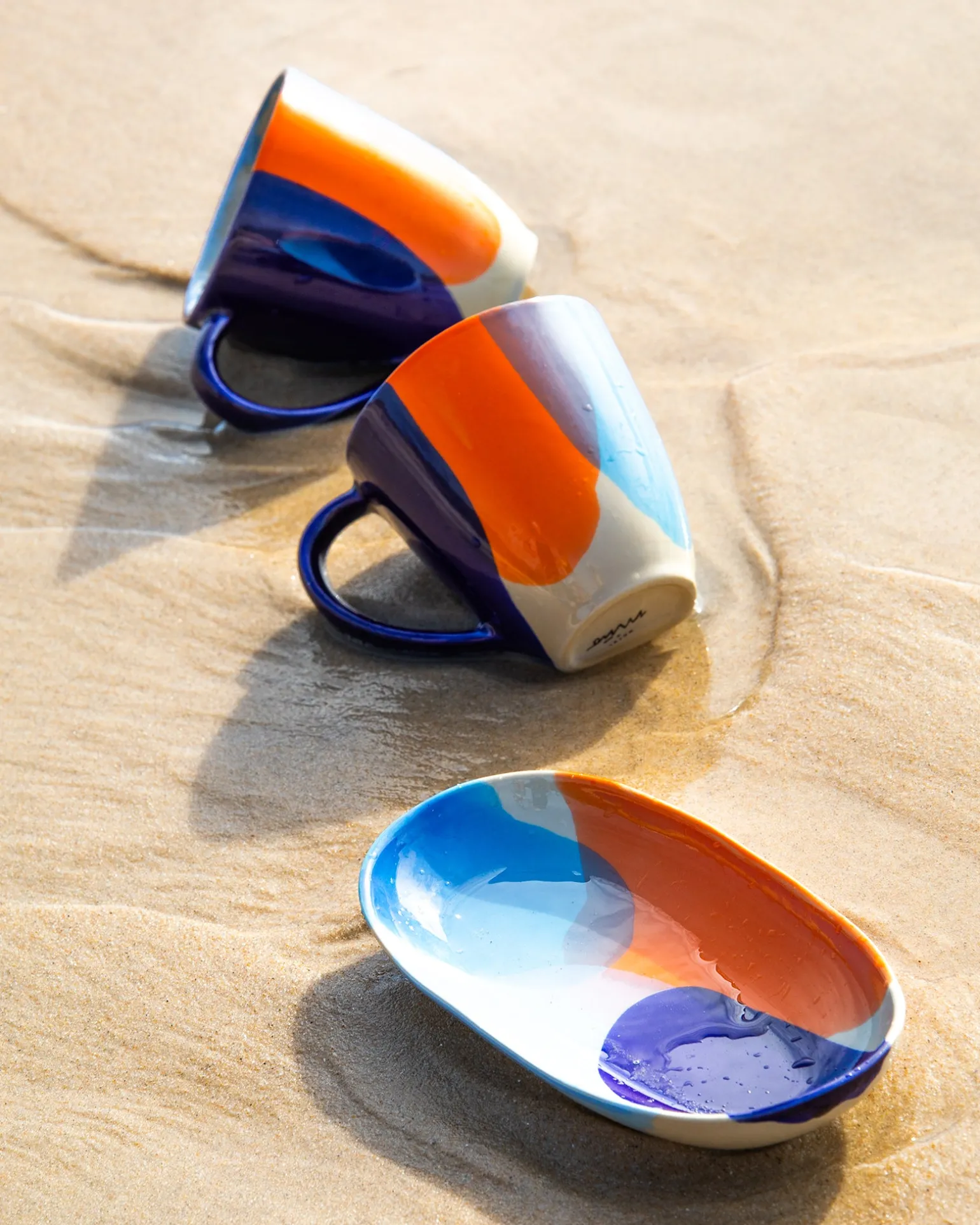 Hot Motel a Miio Pintor Mug Large Blue Orange blau orange