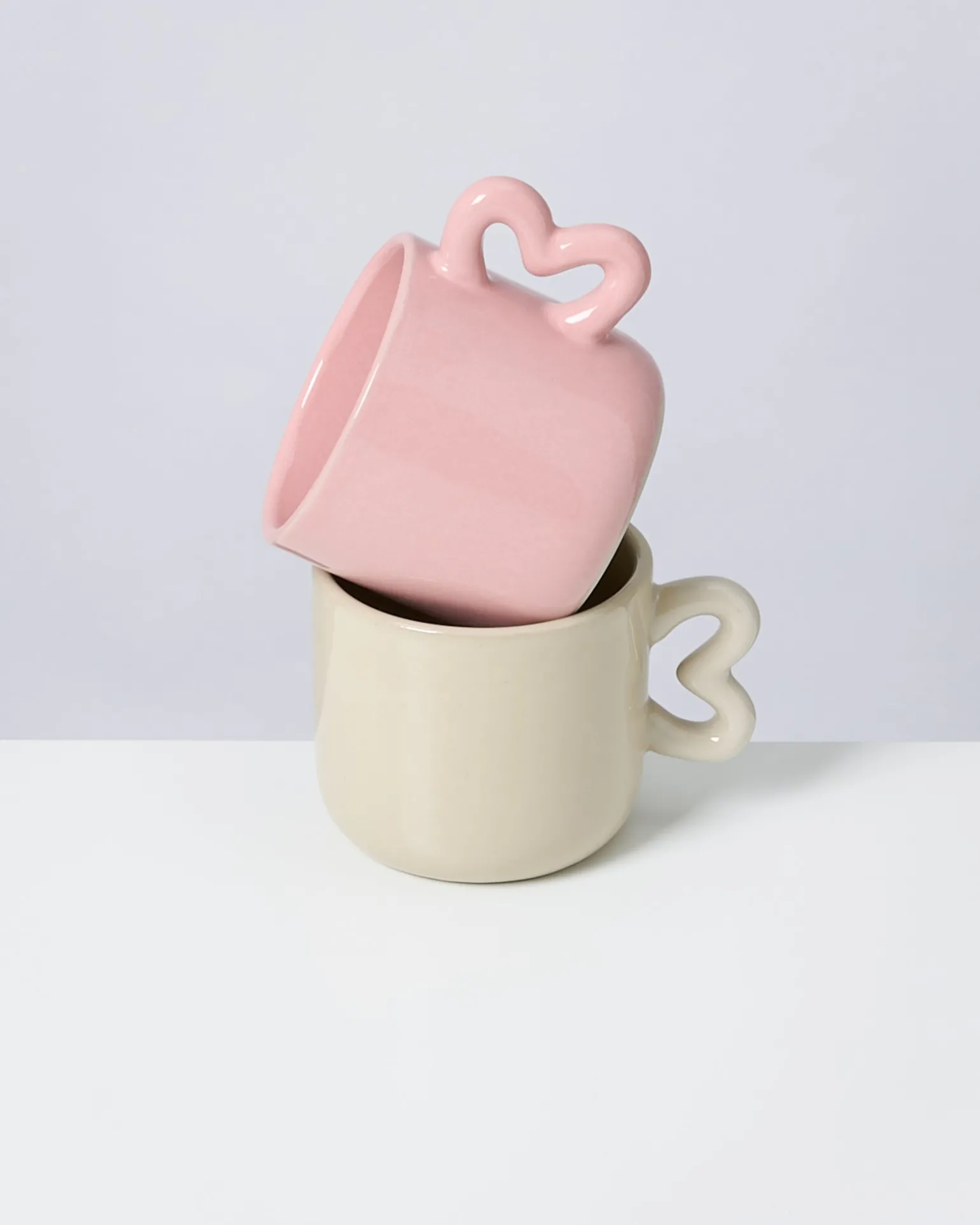 Discount Motel a Miio Seia Cup & Saucer With Heart Pink sand