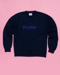 Best Sale Motel a Miio Sweatshirt Men Navy Blue navy blau