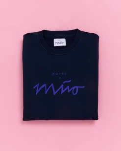 Best Sale Motel a Miio Sweatshirt Men Navy Blue navy blau