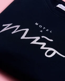 Cheap Motel a Miio Sweatshirt Men Navy White navy weiß