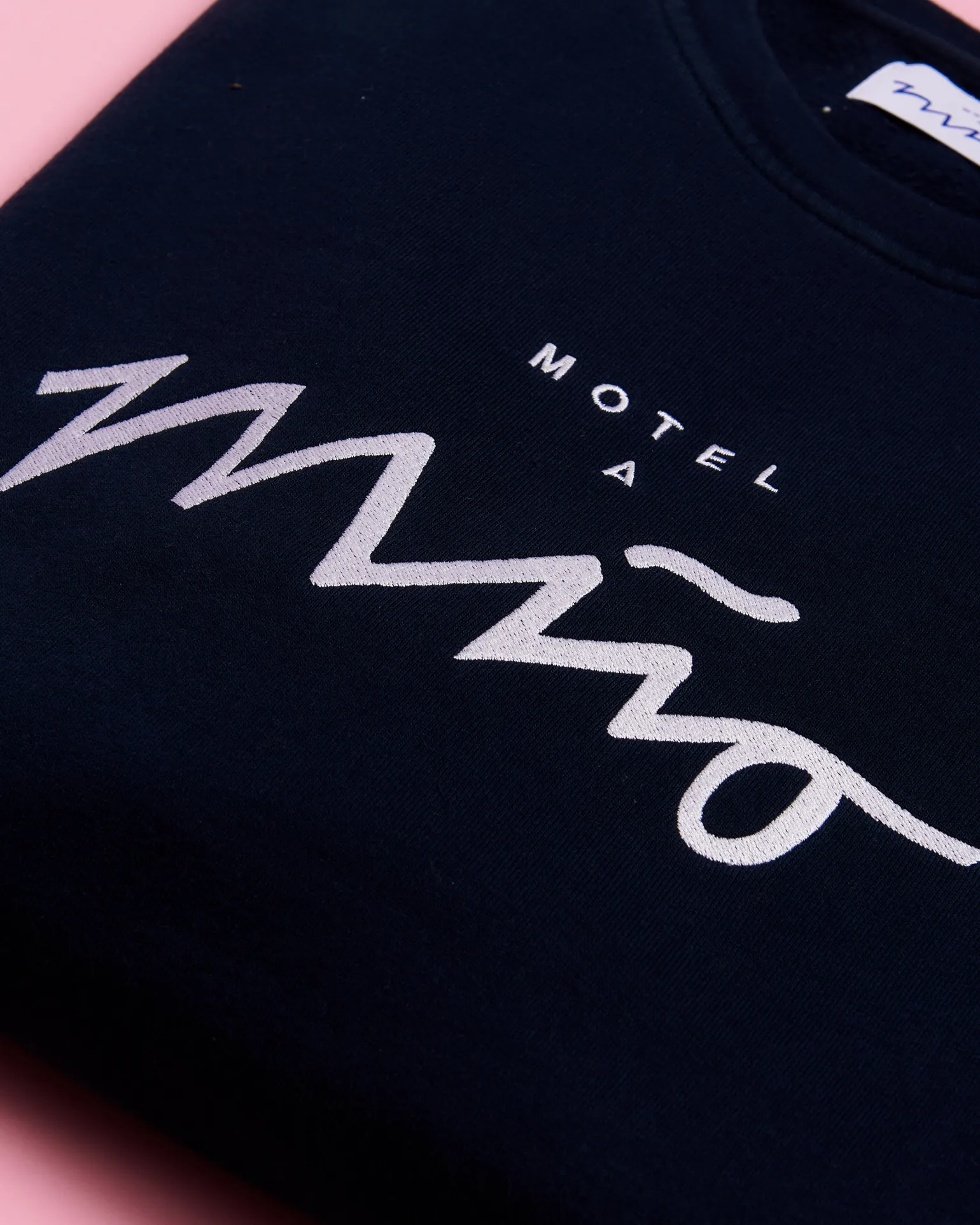 Fashion Motel a Miio Sweatshirt Women Navy White navy weiß